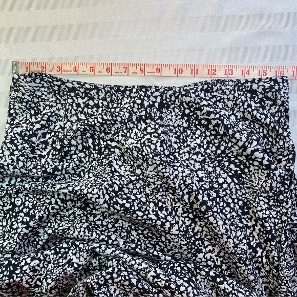 Japna Black & White Abstract Print Maxi Skirt - Size XL Beach Cover - Picture 5 of 10